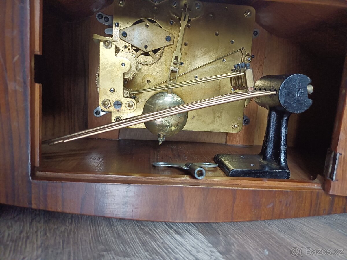 Krbové stolní hodiny Německo starožitný - 3