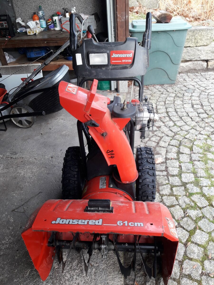 Profi sněžná fréza JONSERED - 3