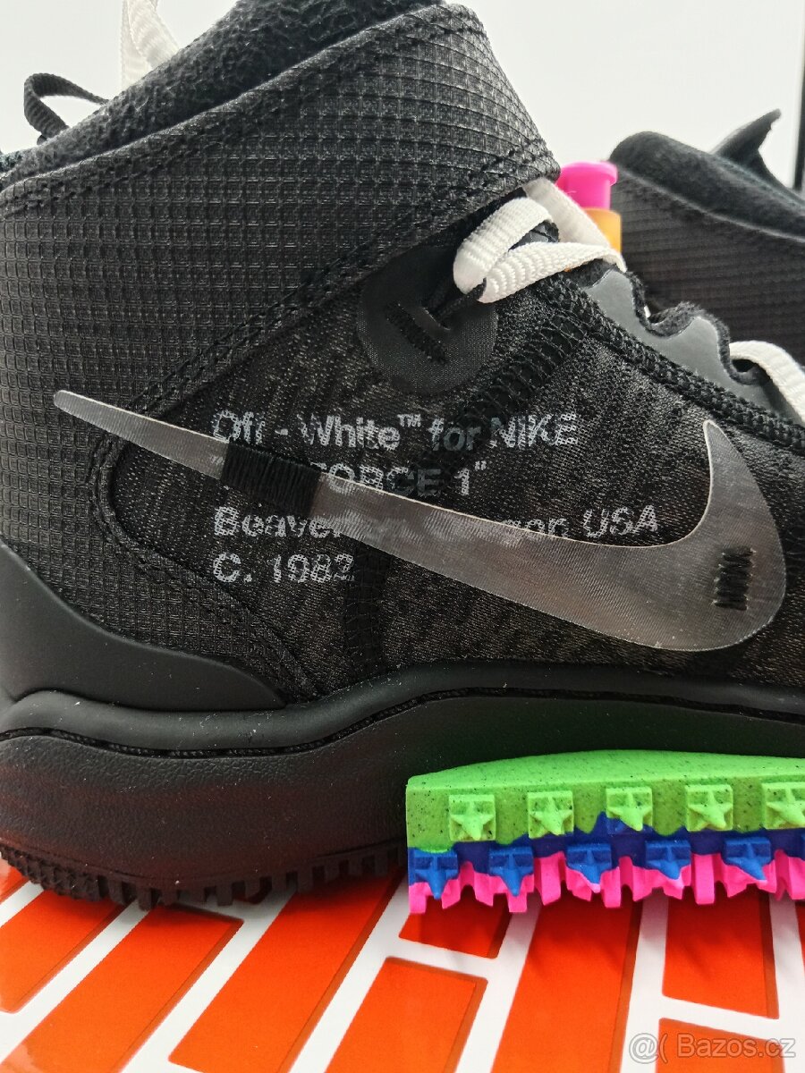 Nike air force one mid/offwhite - 3