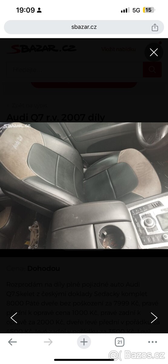 Audi Q7 r.v2007 3.0 tdi - 3