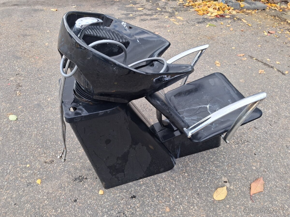 Kadeřnické křesko s mycí jednotkou - 3