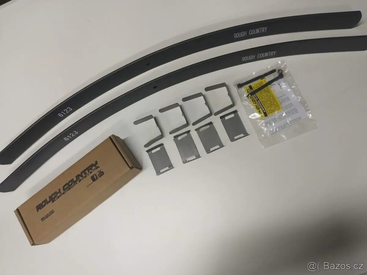 Přídavné listy listových per 3" Rough Country - 3