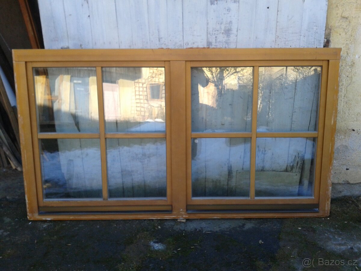 Dřevěné okno 224 x 123 cm - 3