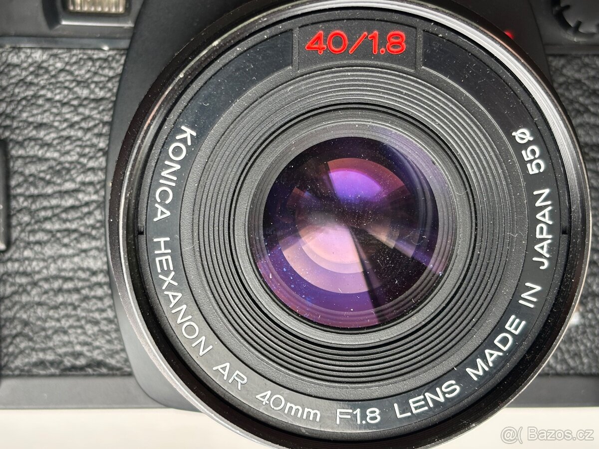 Konica FS-1 se 2 objektivy Konica Hexanon AR -povánoční slev - 3
