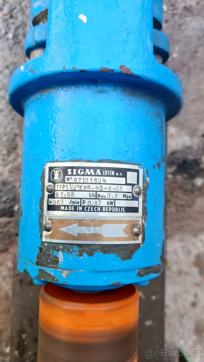 Čerpadlo SIGMA TYP1"1/2 EPR-40-6-GY - 3