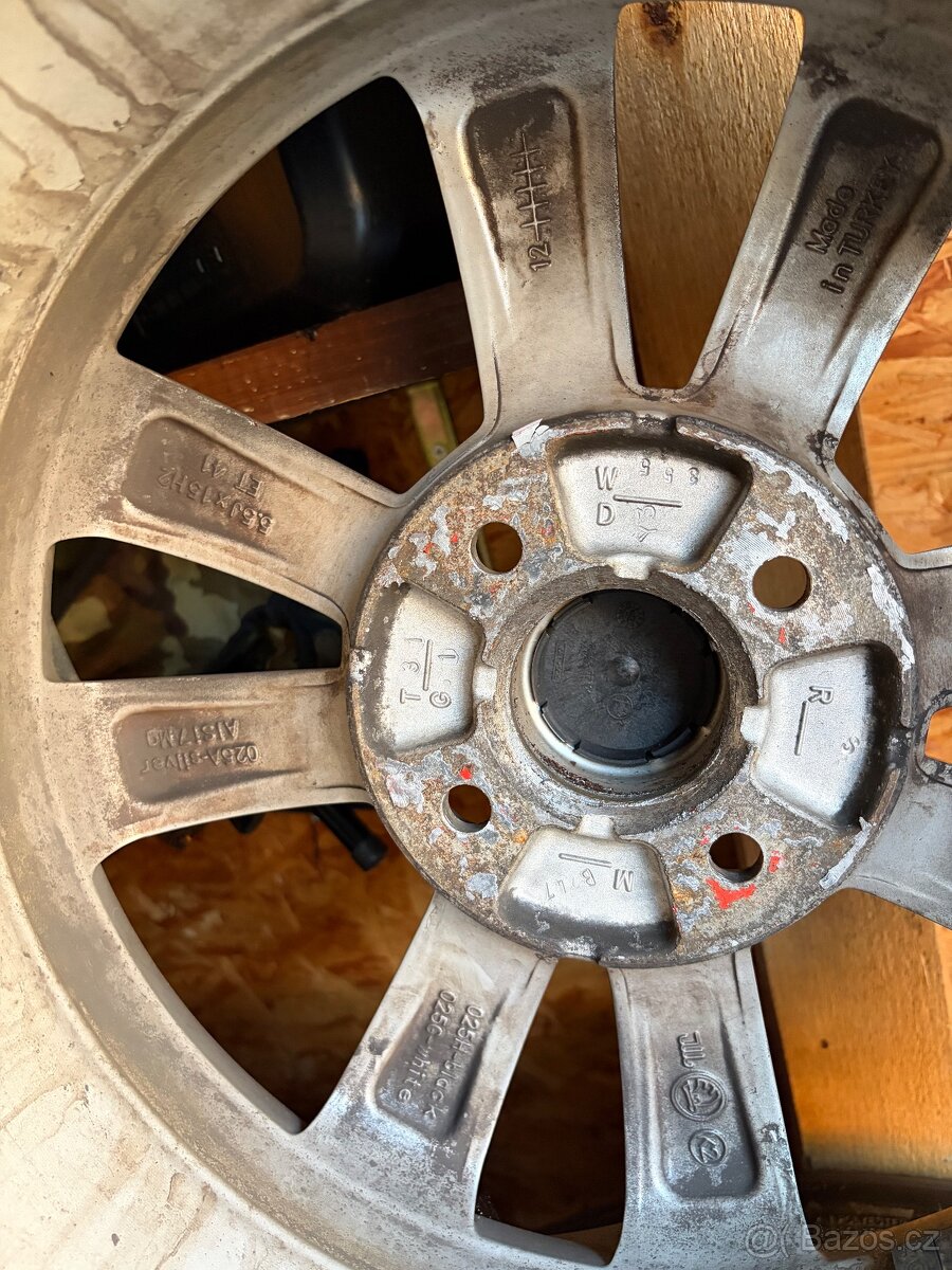 Alu kola 4x100 s pneu 185/55r15 - 3