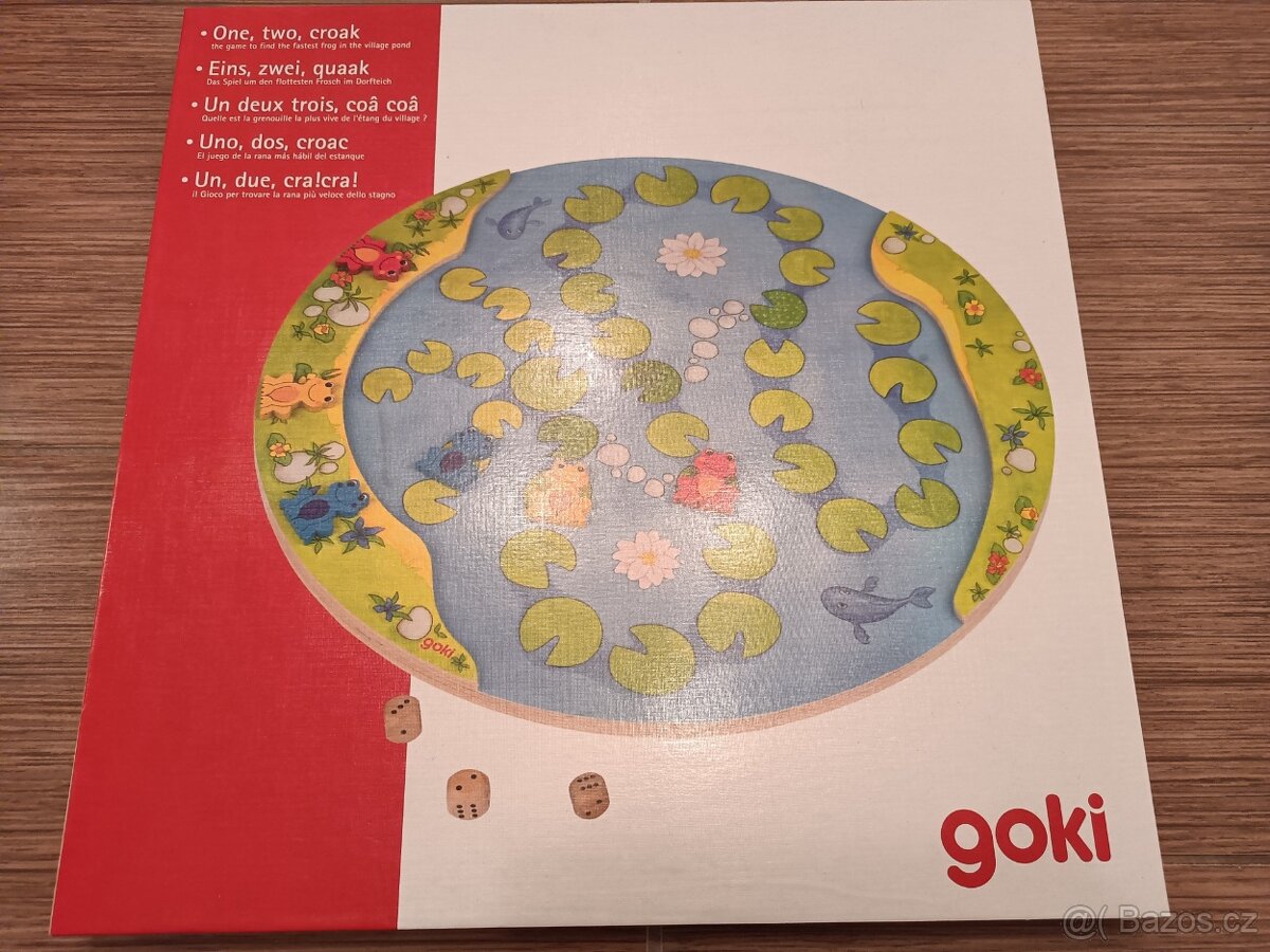 Společenská hra - Raz, dva, kvak dřevěná - 3