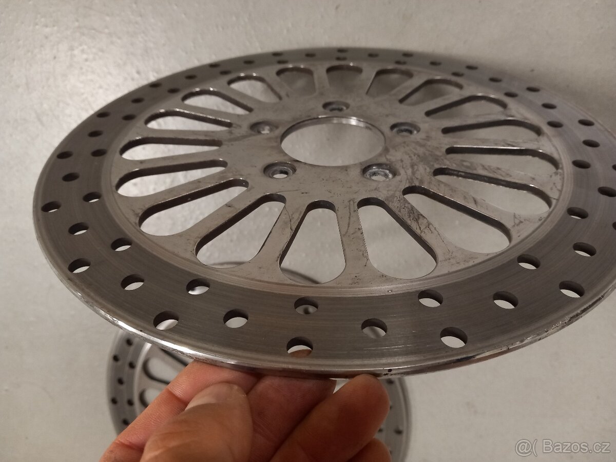 HARLEY DAVIDSON brzdové kotouče 2 ks,průměr 298mm,model ABS - 3