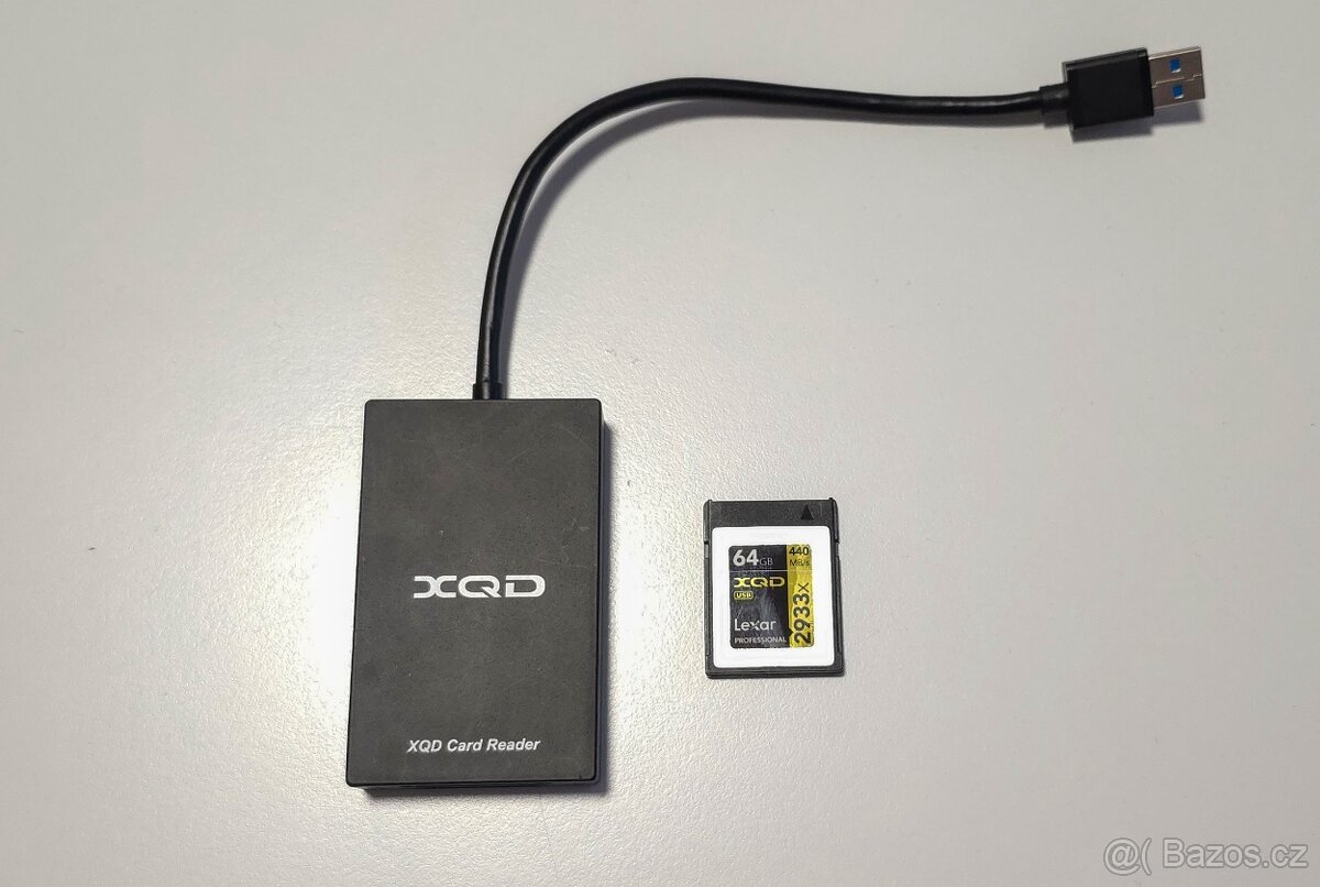 XQD karta LEXAR Professional 64GB + XQD čtečka - 3