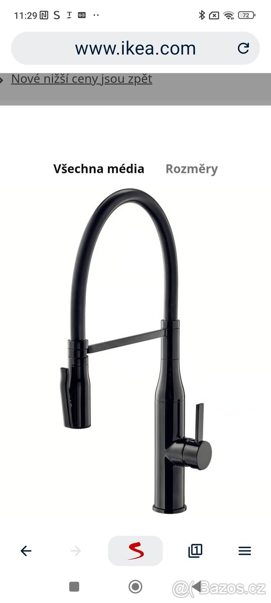 Nová kuchyňská dřezová baterie IKEA - 3