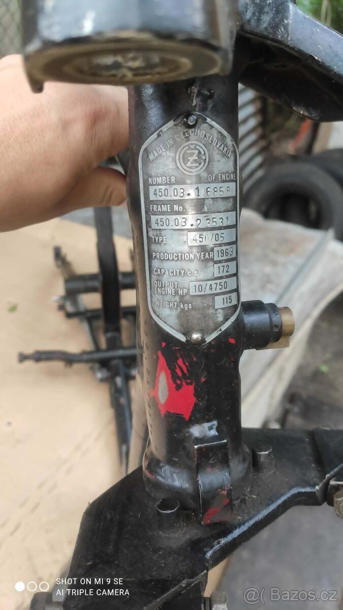 Rám ČZ 450 - 3