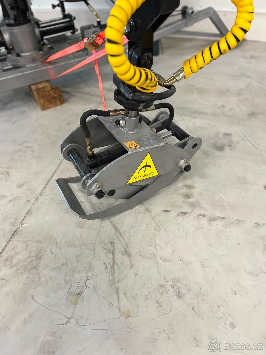 vyvážecí rameno, ruka, jeřába, hydraulický drapák - 3