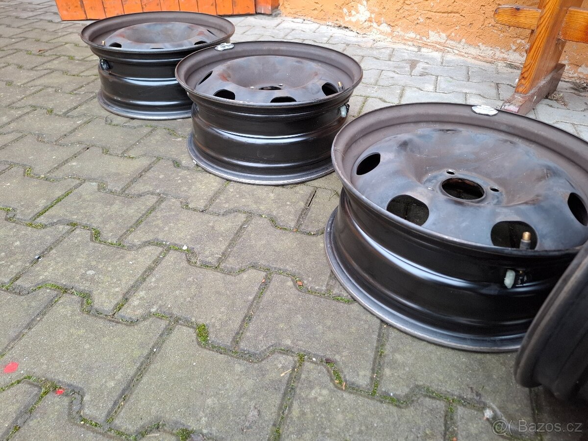 Ocelové ráfky 16" Berlingo včetně TPMS a poklic - 3