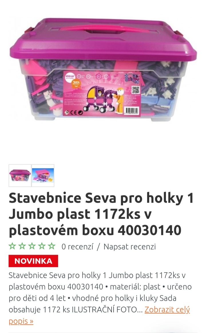 Mix stavebnice seva - 3