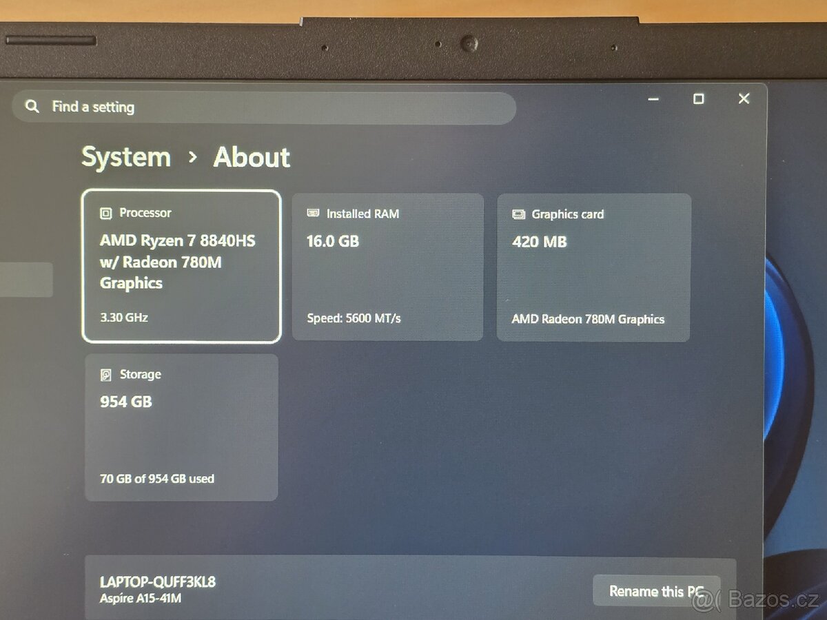 Acer Aspire 15 - 3