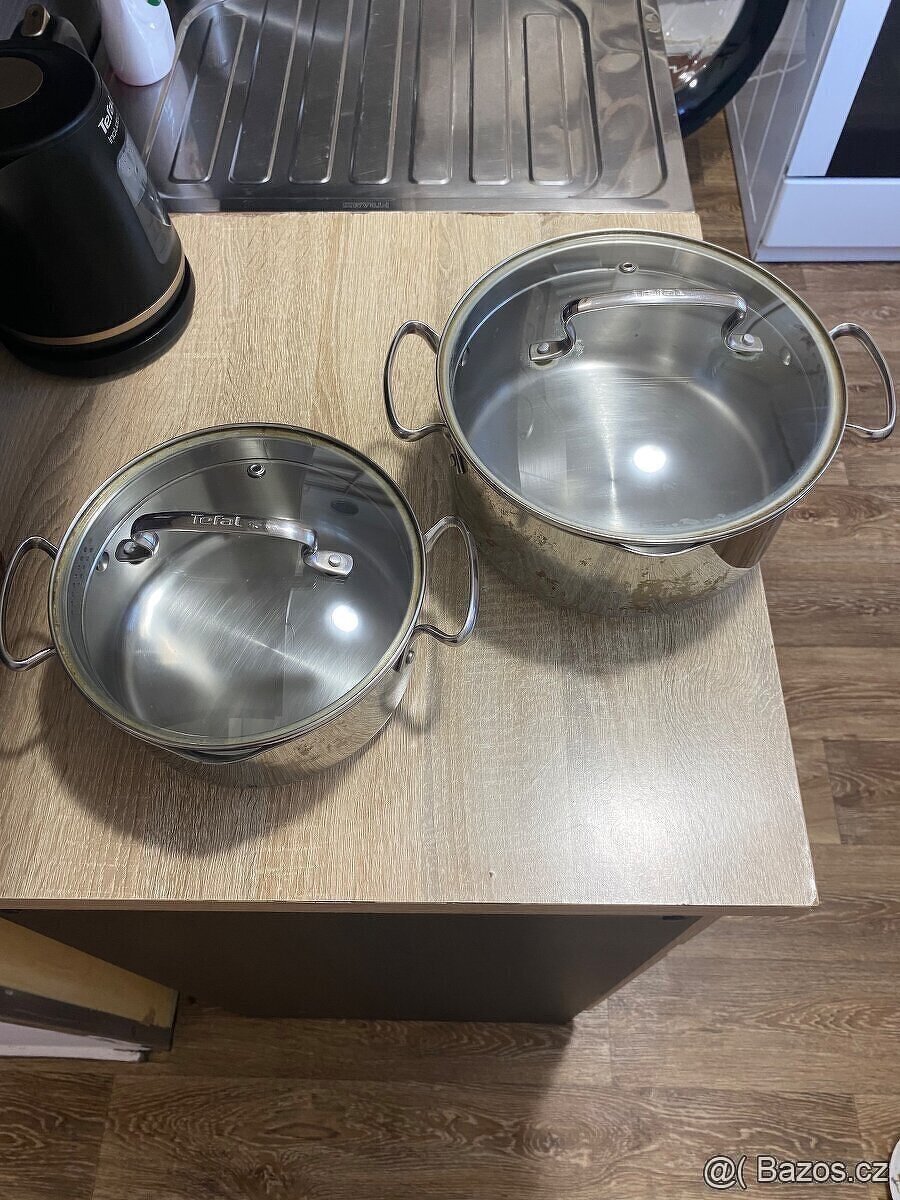 2x pánev Tefal + 2x hrnec Tefal - 3