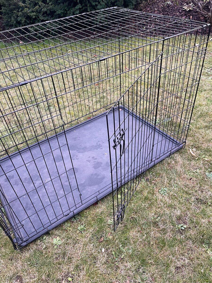 Skládací klec pro psa XXL 121x74x82cm - 3