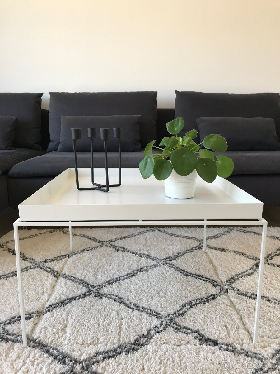 Koberec, 135×190 cm, krémová - 3