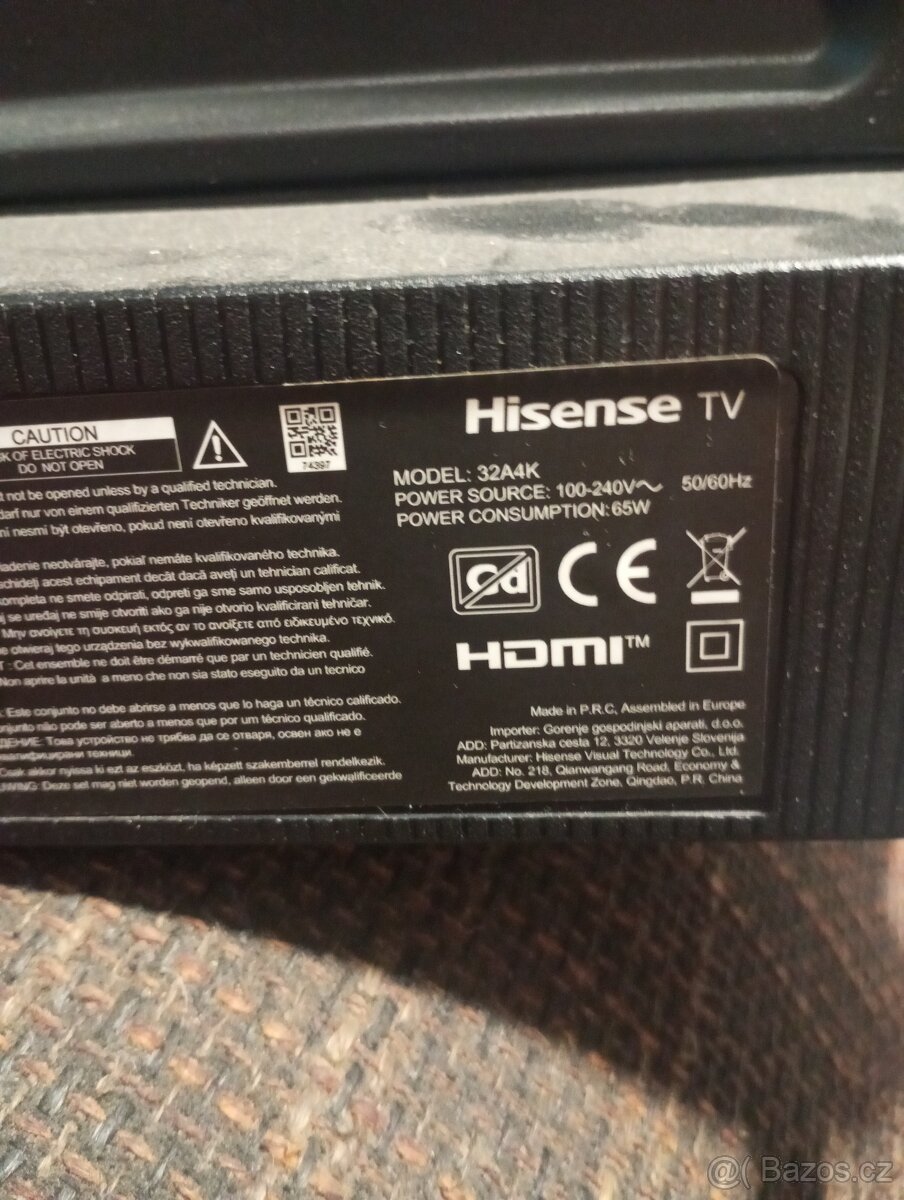 Jako nová Hisense Smart TV 32A4K (32"), r. v. 11/2023, TOP - 3