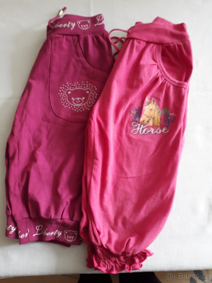 tepláky,legíny,1/3 legíny vel.104,116,122,128,134 - 3