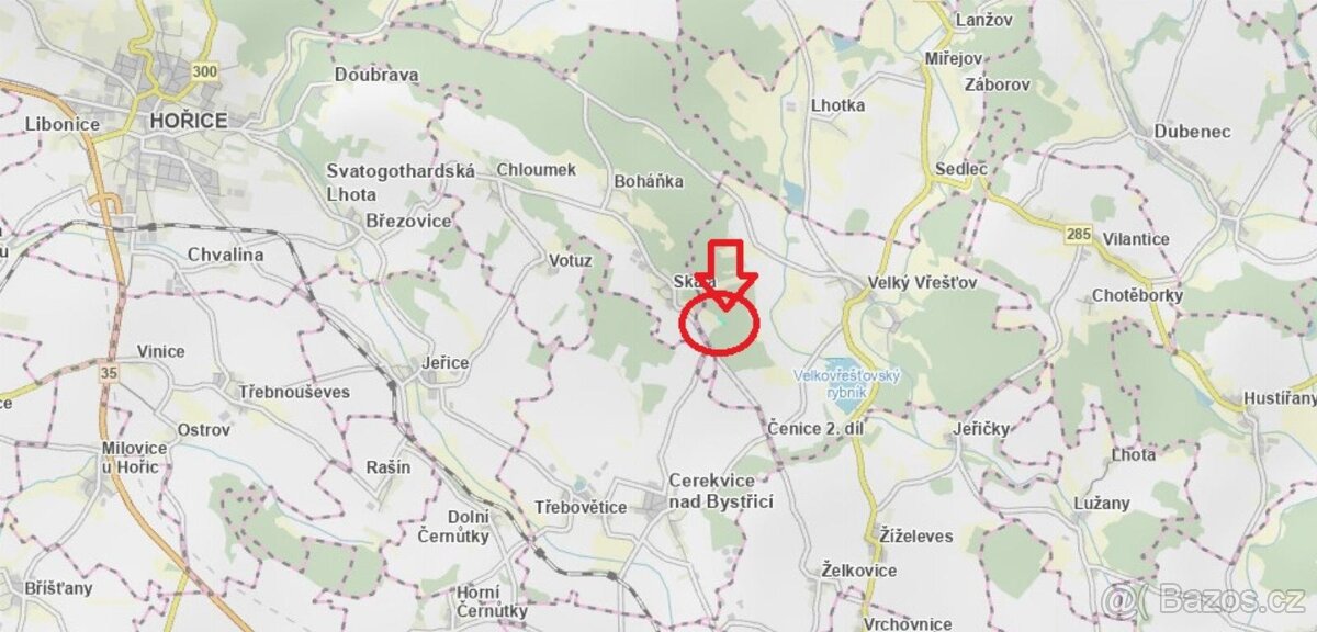 Prodej lesního pozemku v k.ú. Velký Vřešťov - 3