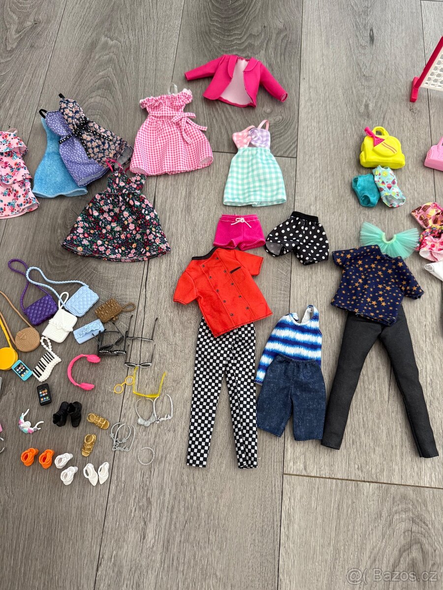 BARBIE oblečky a doplňky - sada - 3