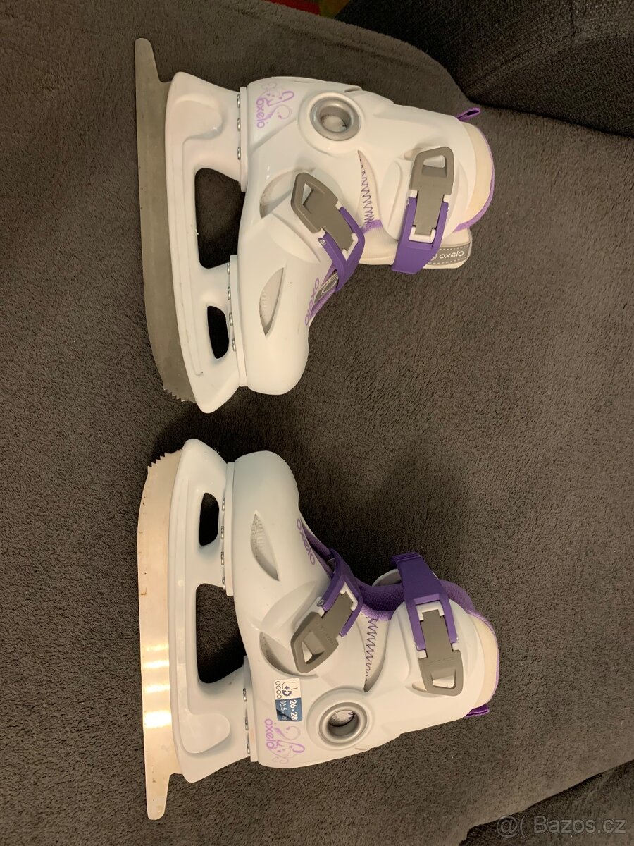 Dětské/dívčí nastavitelné brusle Oxelo, vel. 26-28 - 3