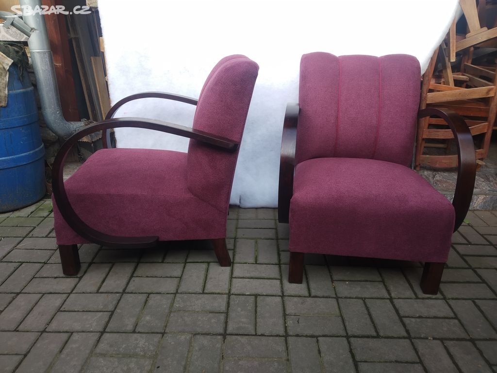 Křesla J.Halabala. - 3