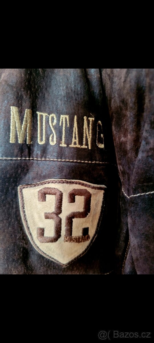 Zimní kožená bunda Mustang vel.XL - 3