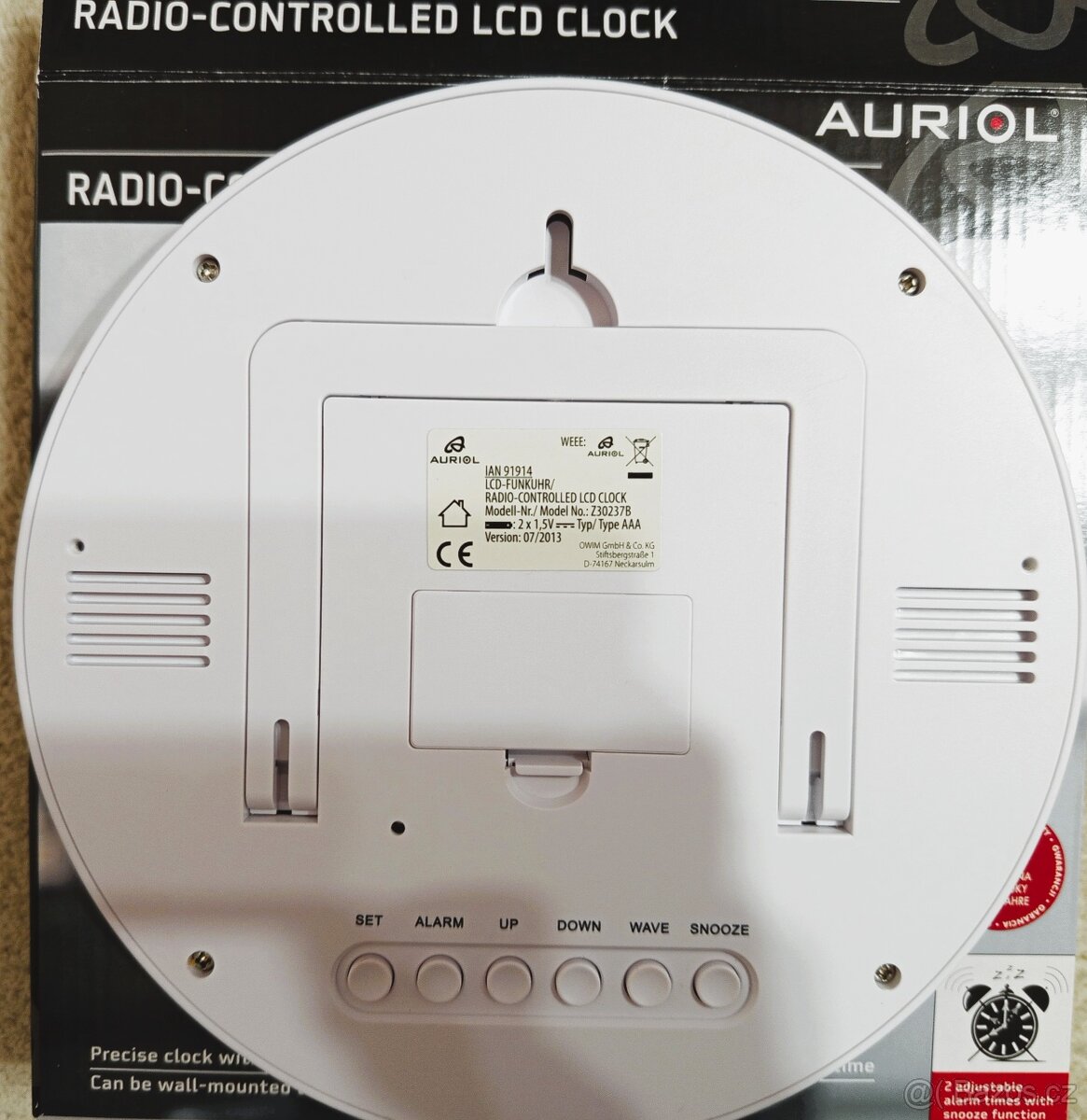 NOVÉ LCD HODINY KONTROLOVANÉ RADIEM - 3