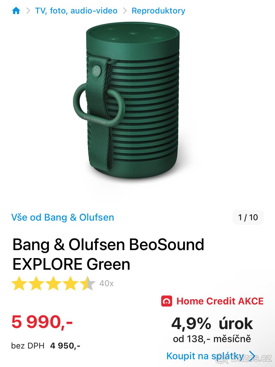 Bang & Olufsen Beosound Explore Green - 3