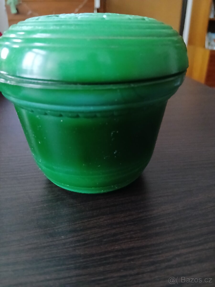 Retro doza -zelený malachit - 3