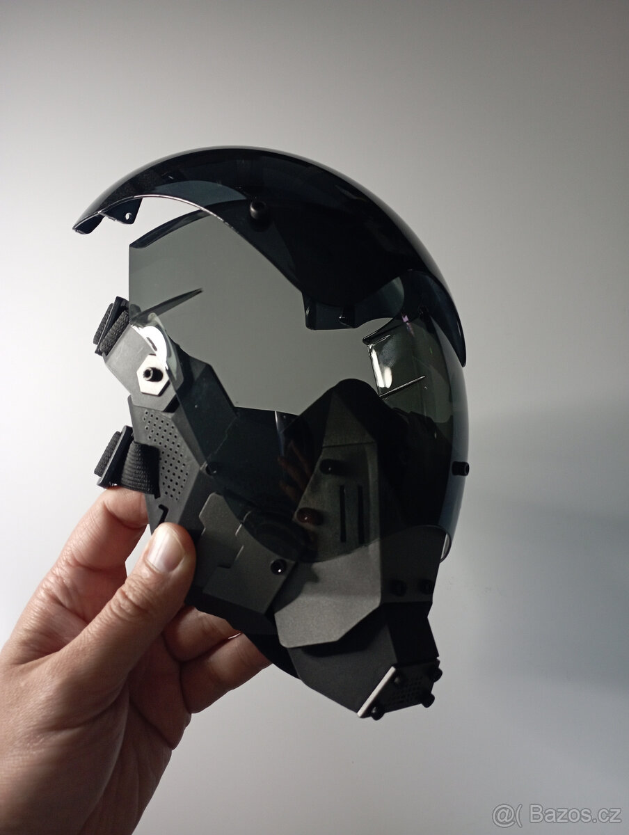 maska cyberpunk, robot, android - 3