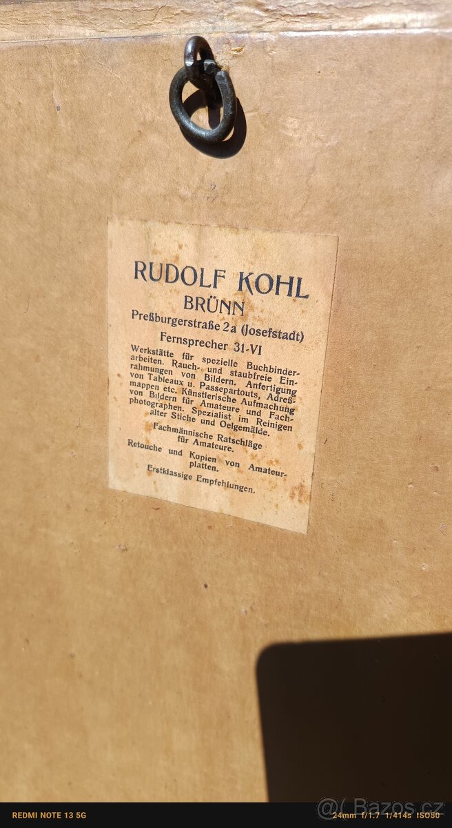 2 obrazy v retro rámu - Ježíš a Marie - 3