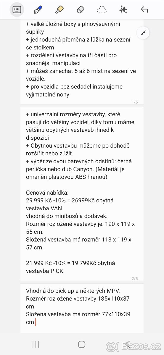 Kempovací obytná vestavba camperbox campingbox - 3