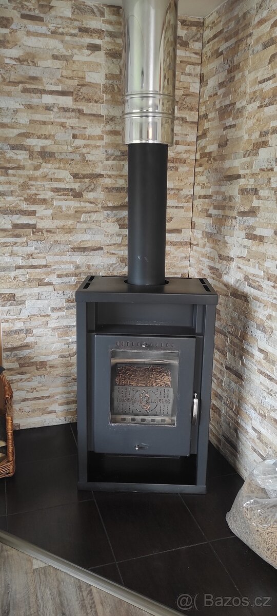 Hořák, Rošt, Košík na spalování pelet, peletek v krbovkách - 3