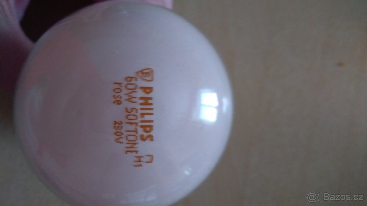 Žárovka Philips 60W Softone rose - 3