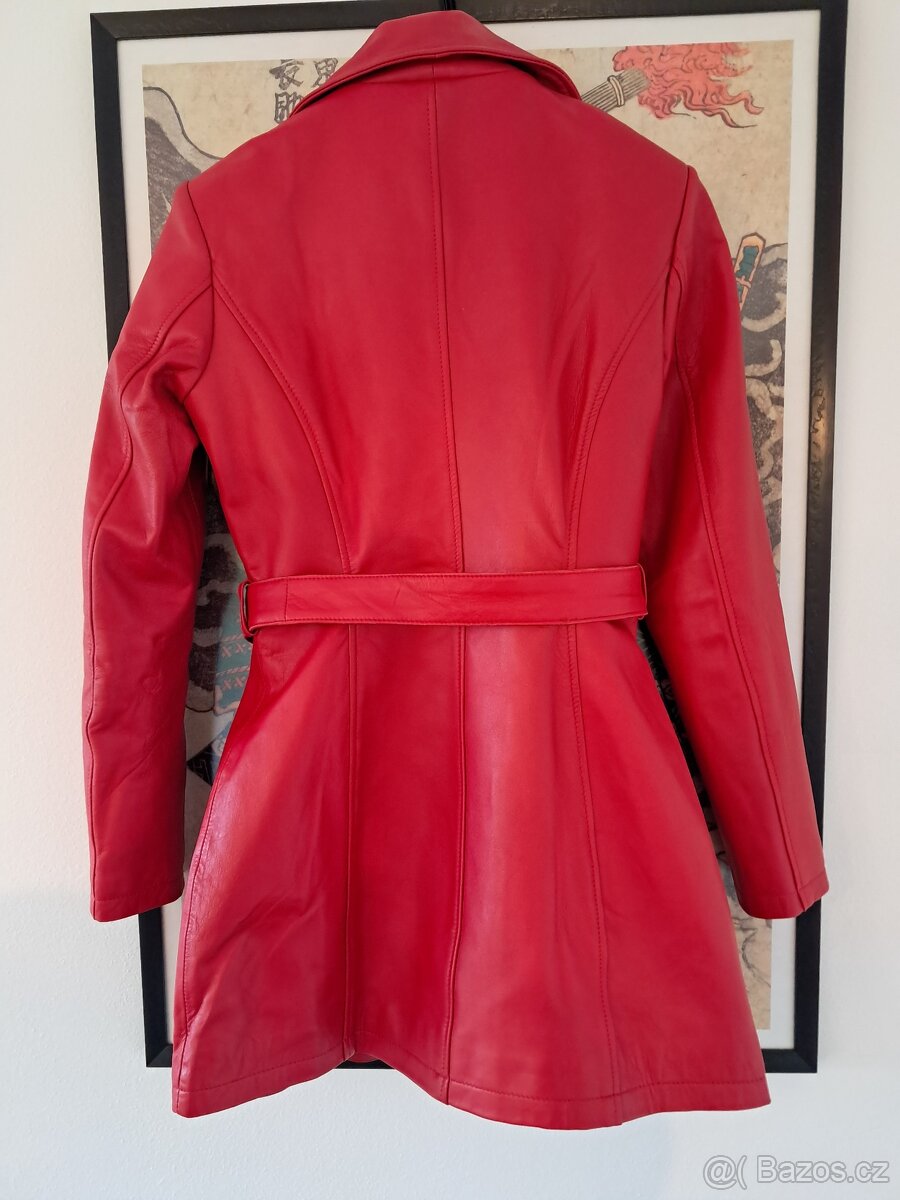 kožené šaty vel. M - 3