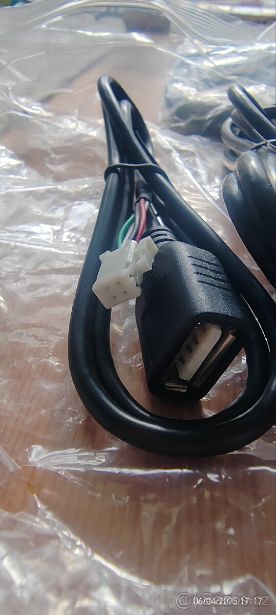 USB kabel autorádia, NOVÝ, 4-pin, 6-pin - 3