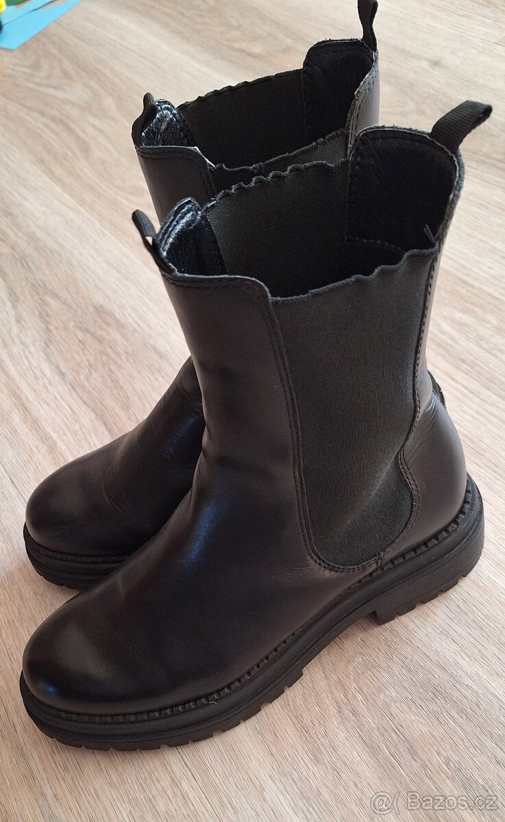 Dámské kožené kozačky vel. 38 - 3