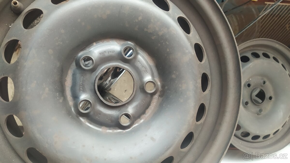 Plechové disky VW 6Jx15 ET47 - 3