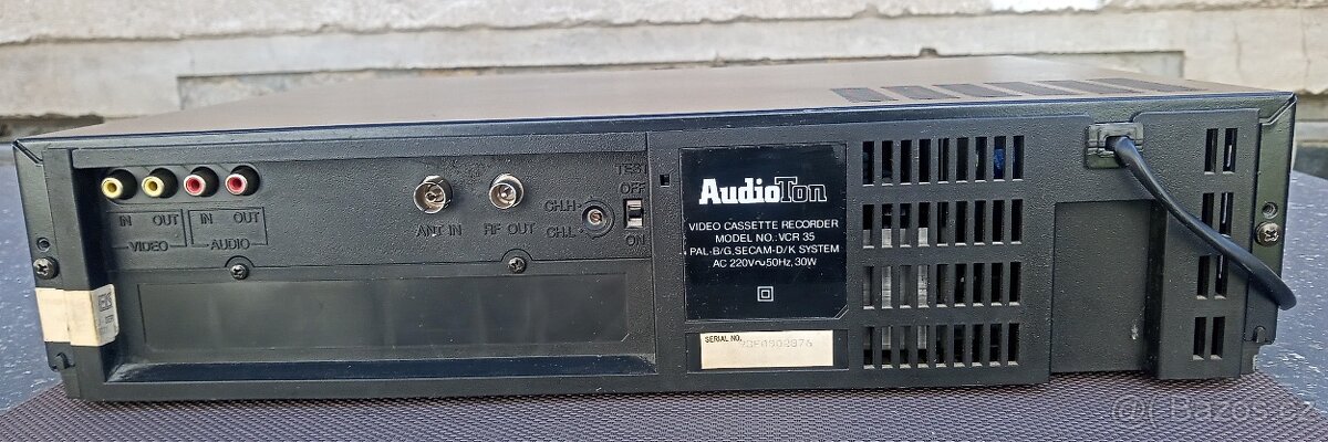 VHS videorekordér AudioTon VCR 35 – retro - 3