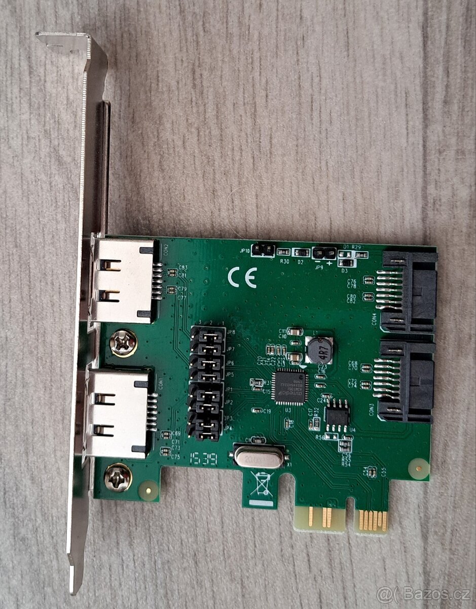 AXAGO PCIe řadič 2x int./ext. SATA III 6G ASMedia - 3