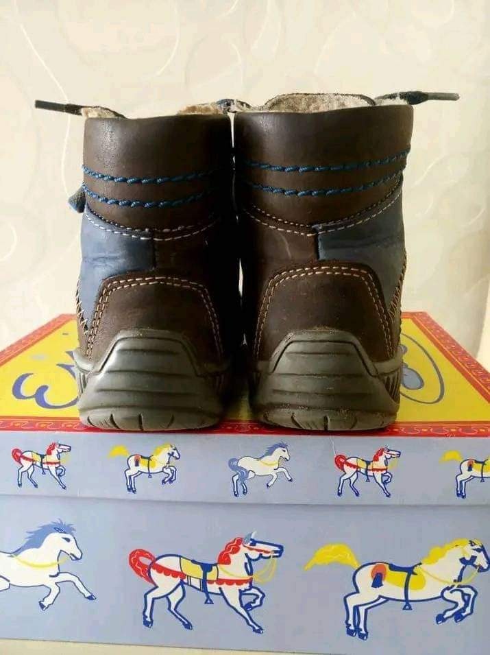 Zimní celokožené boty Essi, vel. 23 - 3