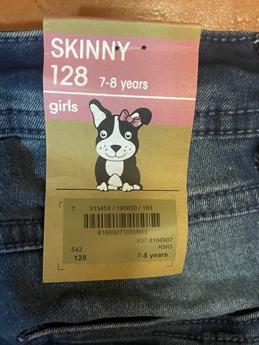 NOVÉ Dívčí Skinny Džíny - 3