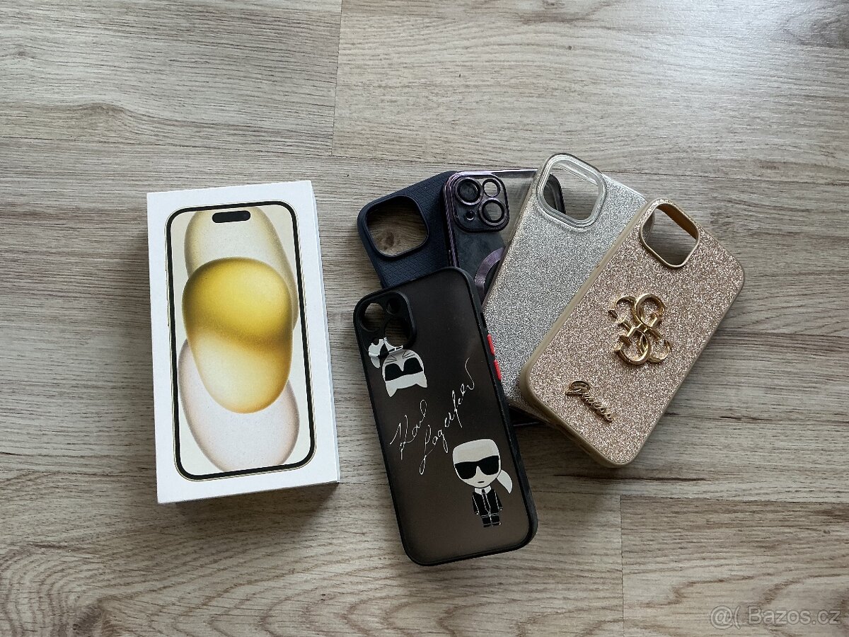 iPhone 15 – žlutý, 128 GB, perfektní stav - 3