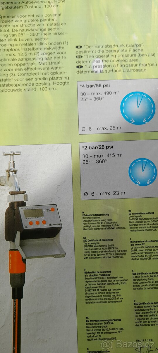 zahradní zavlažovač gardena - 3