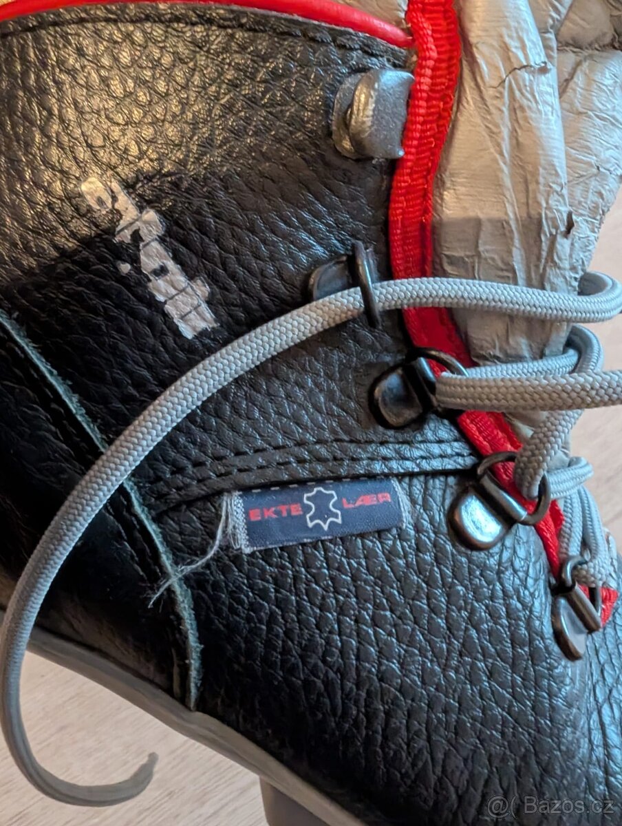 Dětské běžky 130 cm a boty 34 a 21,3 cm,vázání NNN,hůlky - 3