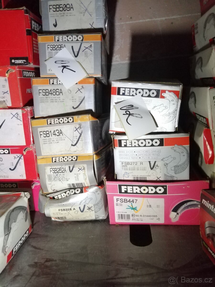 Brzdové obložení čelisti buben brda Ferodo - 3