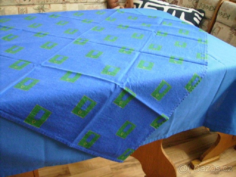 Bavlněný ubrus a vánoční napron - 3